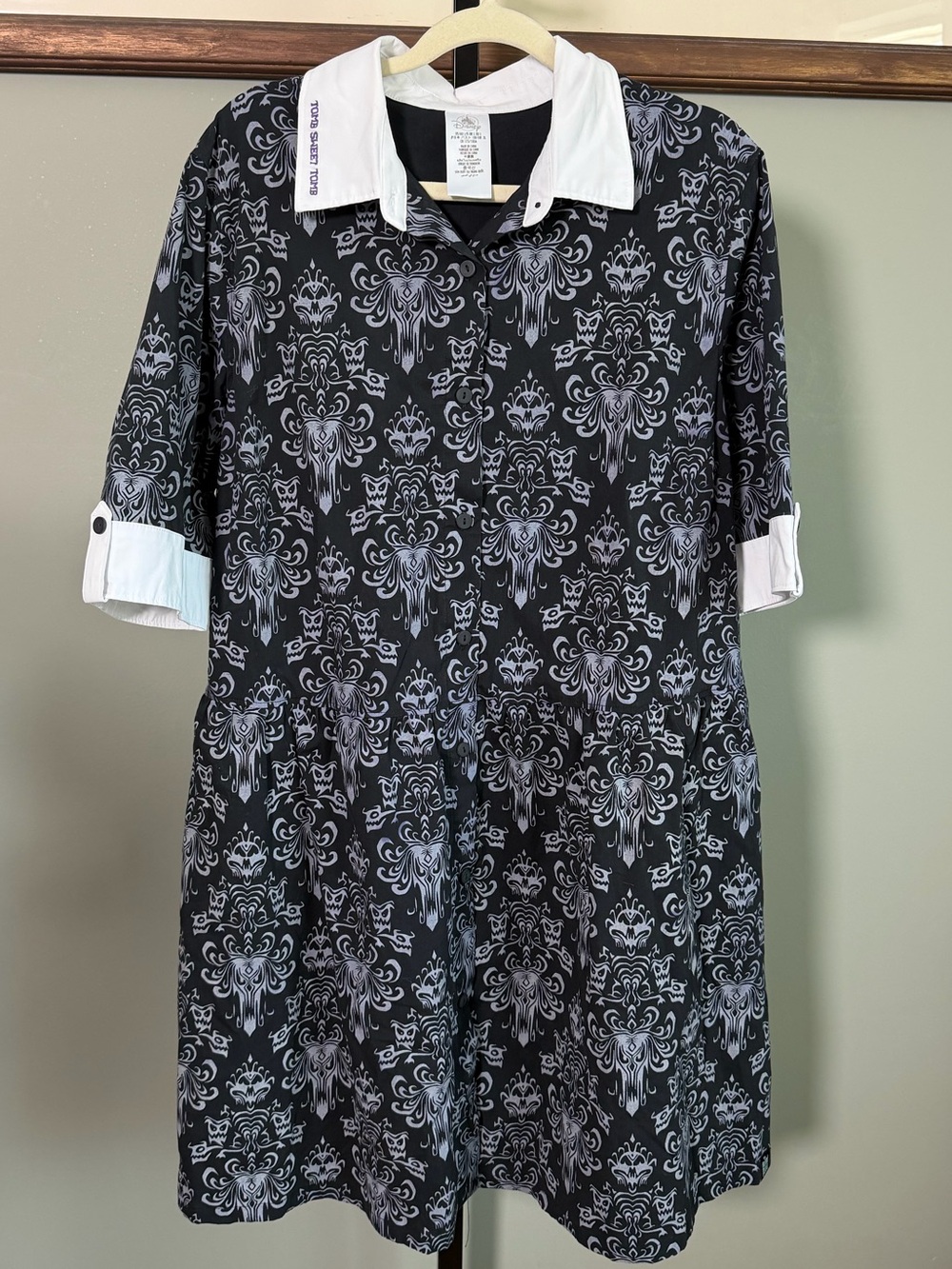 Disney Haunted Mansion Wallpaper Dress Size Large